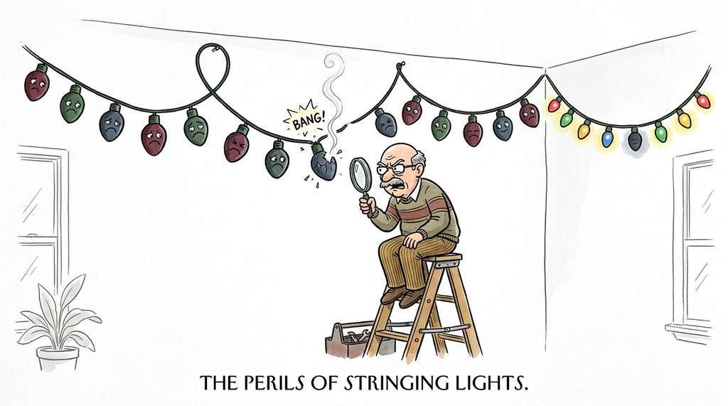 Serial reliability as holiday lights wired in series where one burned bulb kills the whole string