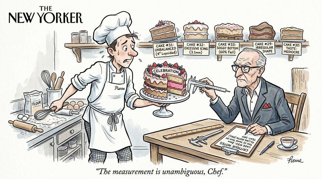 Agent loop as a pastry chef baking for a demanding food critic who gives precise measurements