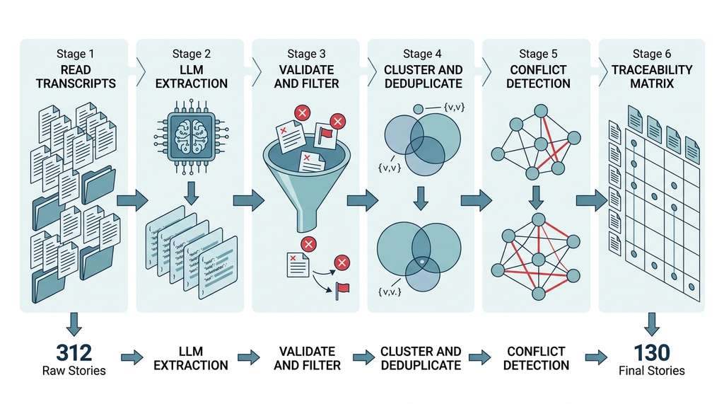 end-to-end requirement extraction pipeline