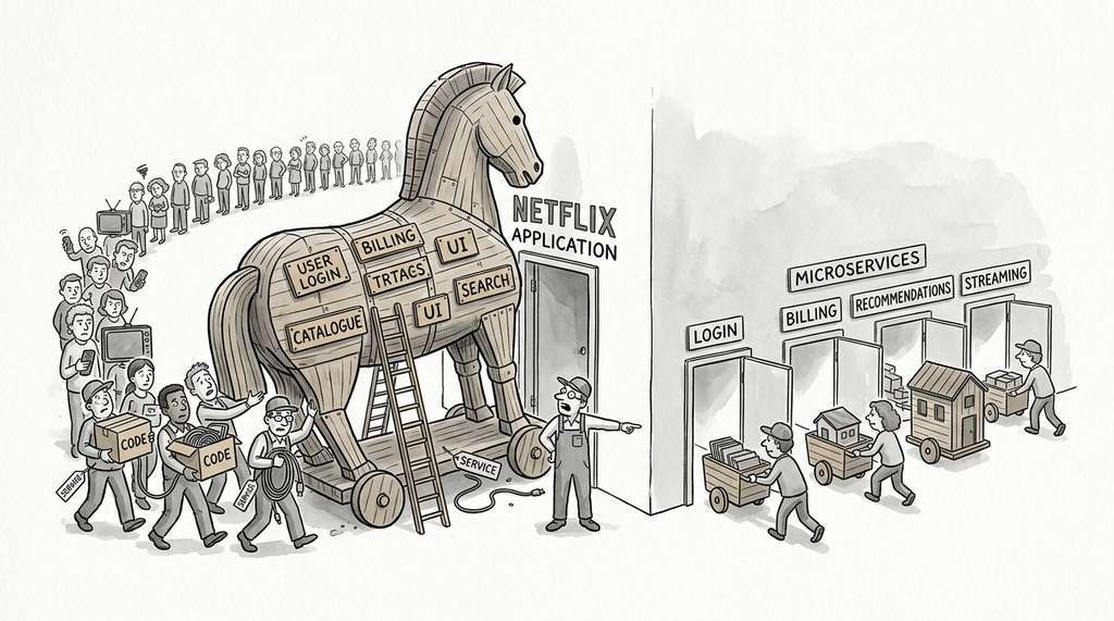 Real-World Application: Netflix's Migration from Monolith to Microservices