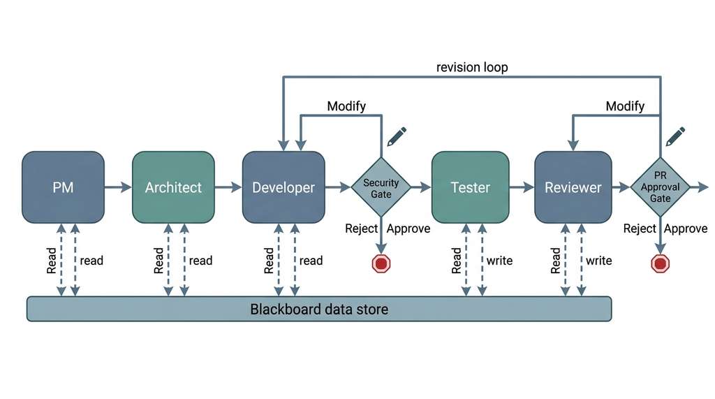 Multi-agent workflow with human approval gates