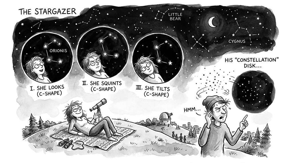 Cluster stability analysis as checking if a constellation is real by squinting and shifting your viewing angle