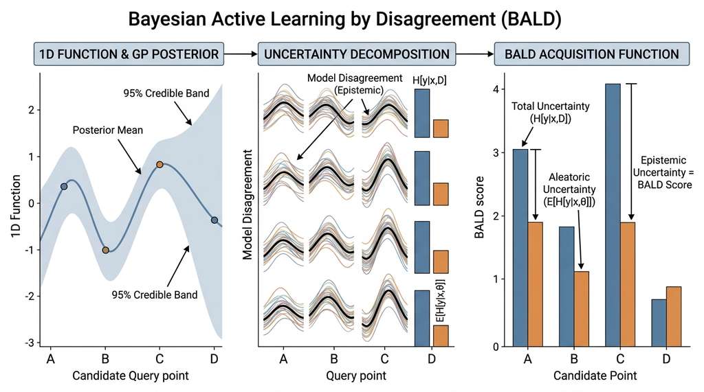 BALD acquisition function decomposition