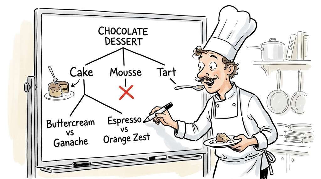 MCTS over research as a chef developing a recipe by branching into options and tasting quick prototypes