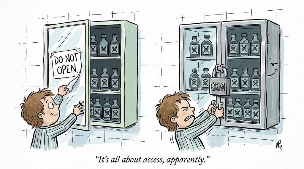 Safety-constrained optimization: penalty-based approach is a 'do not open' sticker vs domain filtering is an actual lock on the medicine cabinet